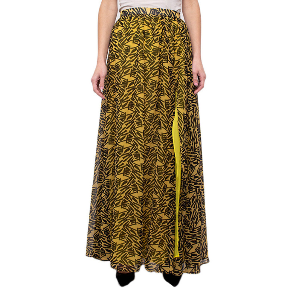 Network Skirt Women size 30 Yellow